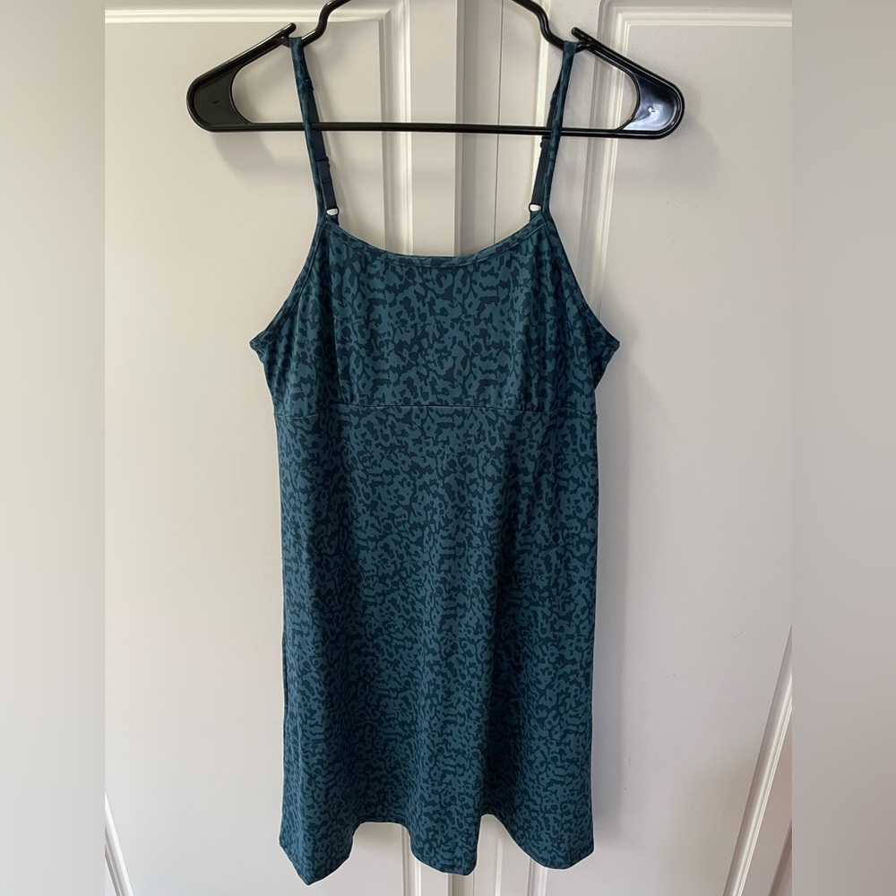 PrAna NWOT Women’s Granite Springs Athleisure Dress Size Small Teal Black - Picture 3 of 12